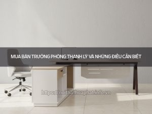 Bàn trưởng phòng thanh lý