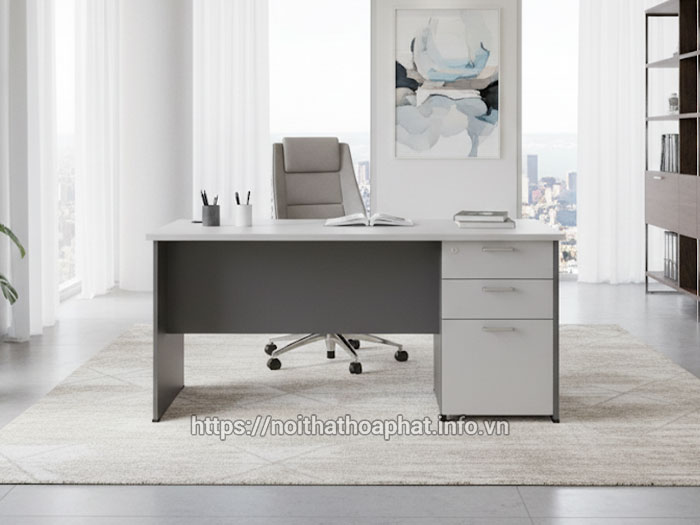 Bàn văn phòng có hộc tủ