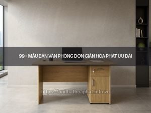 Bàn văn phòng đơn giản