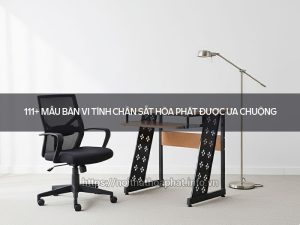 Bàn vi tính chân sắt