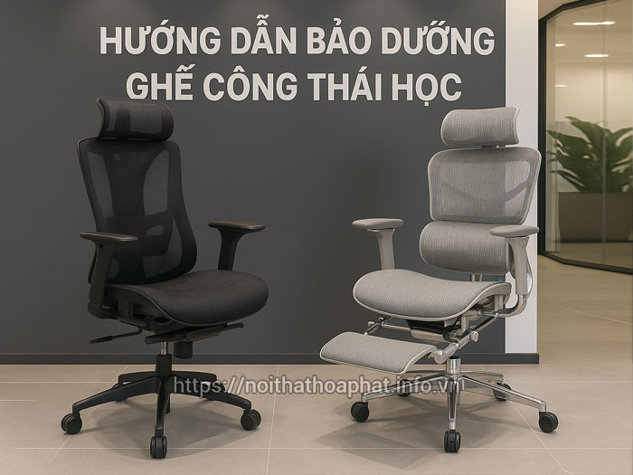 Bảo dưỡng ghế công thái học