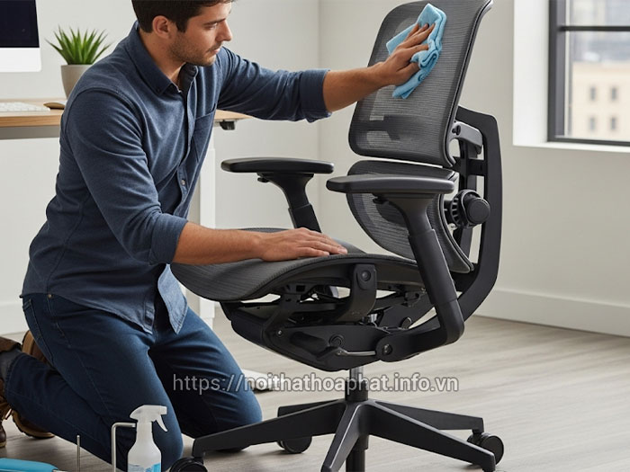 Bảo dưỡng ghế công thái học