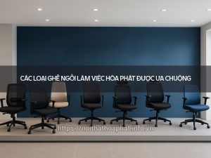 Các loại ghế ngồi làm việc