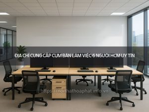 Cụm bàn làm việc 6 người HCM