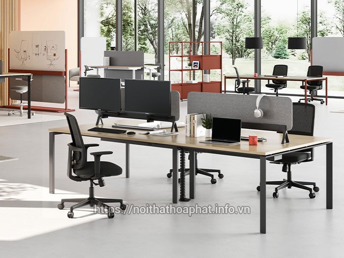 Cụm bàn làm việc văn phòng giá rẻ