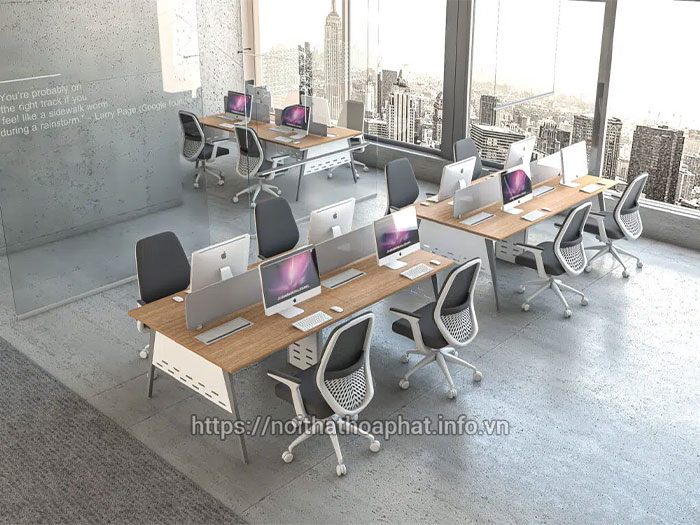 Cụm bàn làm việc văn phòng hiện đại