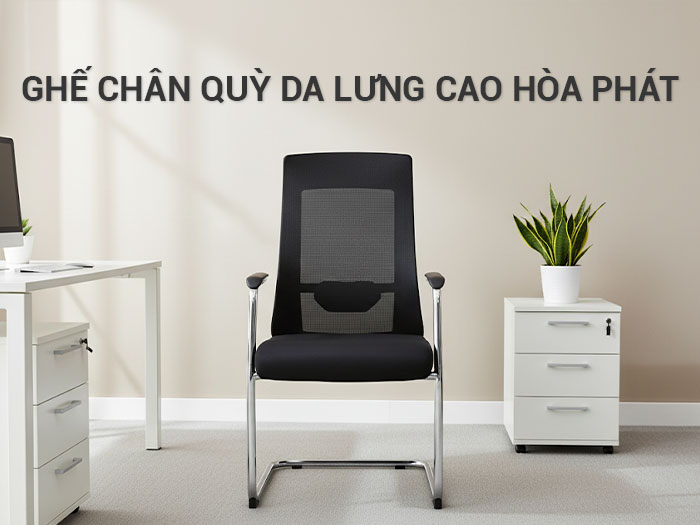 ghế chân quỳ da lưng cao