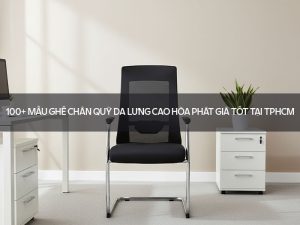 ghế chân quỳ da lưng cao