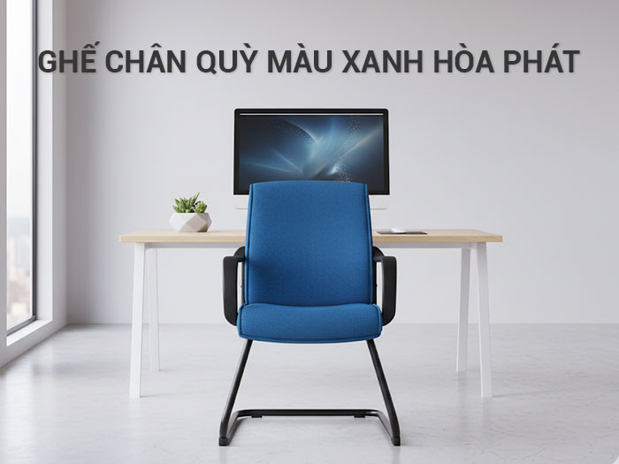 ghế chân quỳ màu xanh