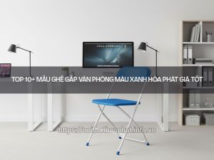 Ghế gấp văn phòng màu xanh