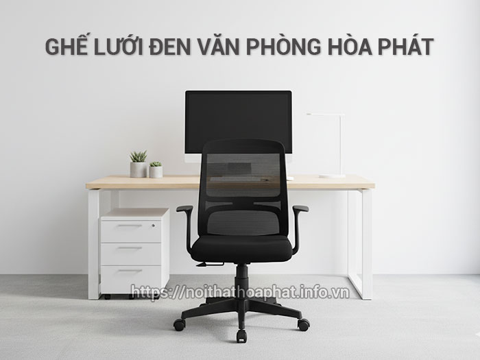 ghế lưới đen văn phòng