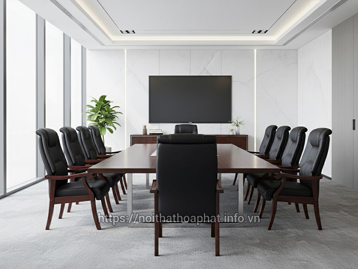 Ghế phòng họp bằng gỗ