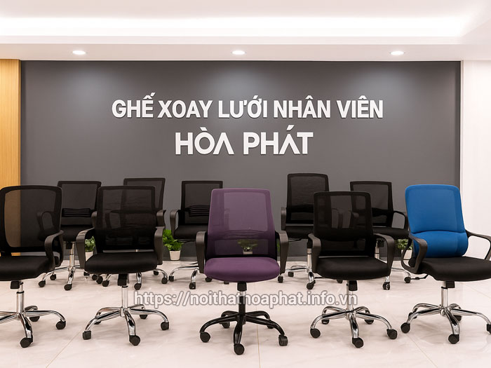 Ghế xoay lưới nhân viên