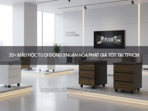 Hộc tủ di động 3 ngăn
