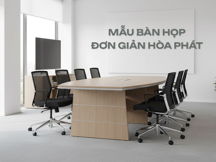 mẫu bàn họp đơn giản