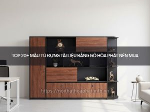tủ đựng tài liệu bằng gỗ