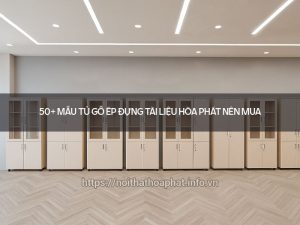 Tủ gỗ ép đựng tài liệu