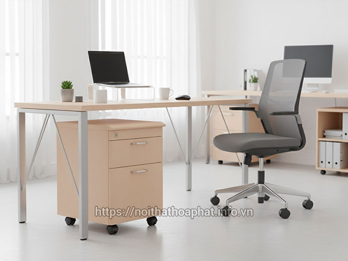 tủ hồ sơ dưới bàn làm việc