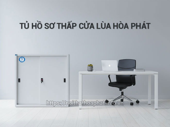 tủ hồ sơ thấp cửa lùa