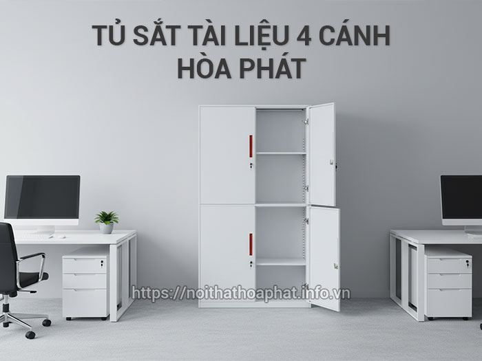 Tủ sắt tài liệu 4 cánh