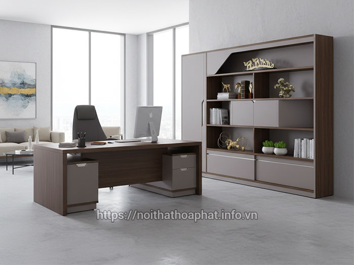 Tủ sau lưng giám đốc