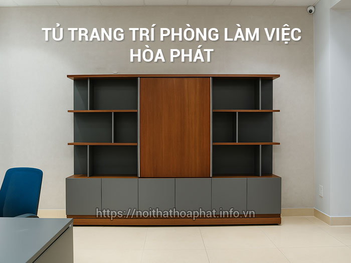 Tủ trang trí phòng làm việc