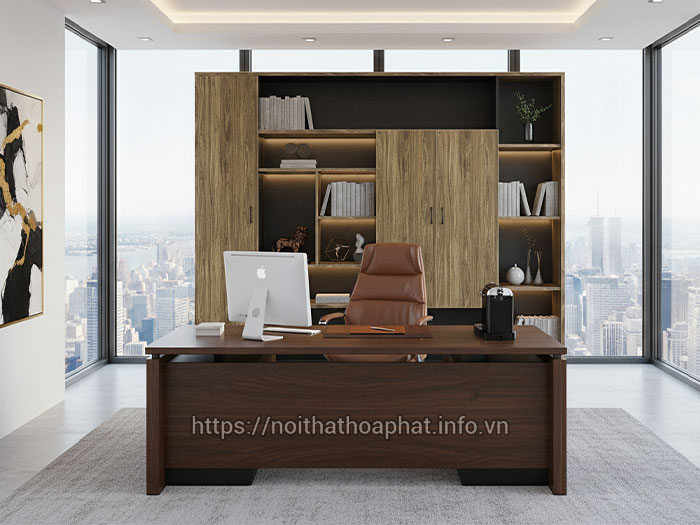 Tủ trang trí phòng làm việc