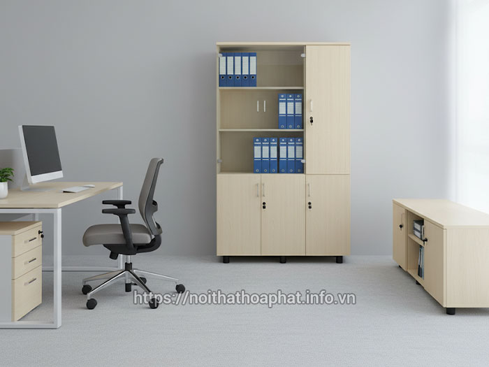 tủ văn phòng gỗ mdf