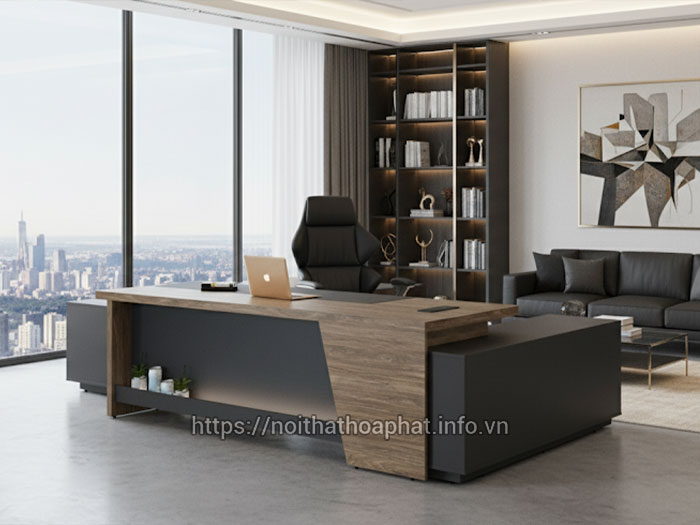 bàn giám đốc có tủ phụ