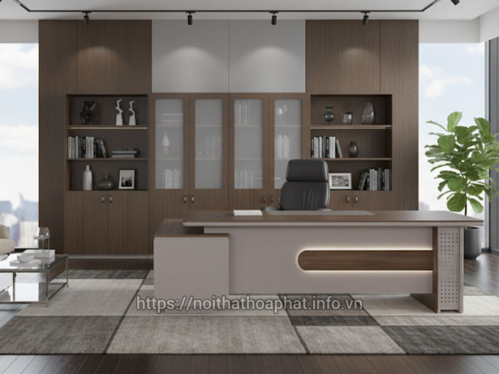 bàn giám đốc hòa phát 2m4