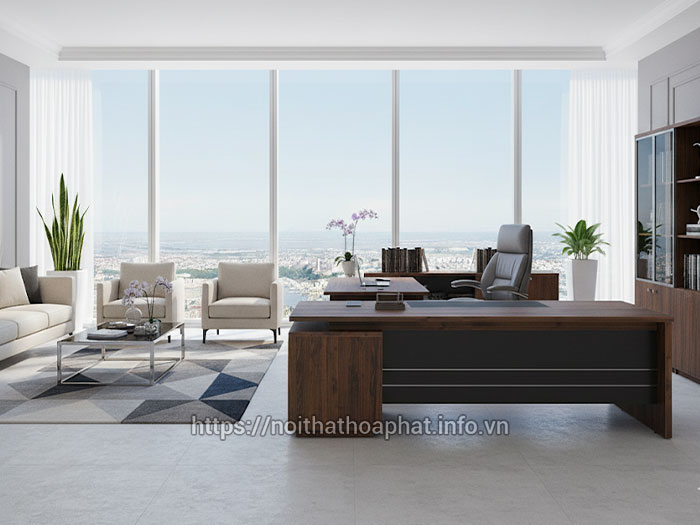 bàn giám đốc hòa phát 2m4