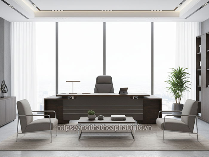 bàn giám đốc hòa phát 2m4