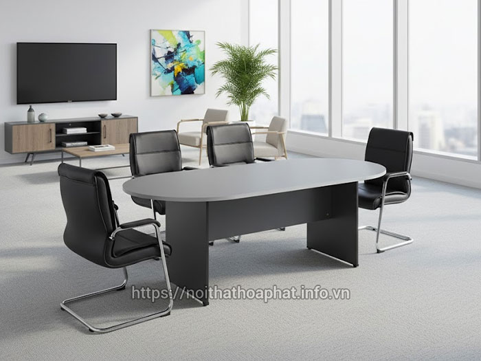 Bàn họp bầu dục Hòa Phát