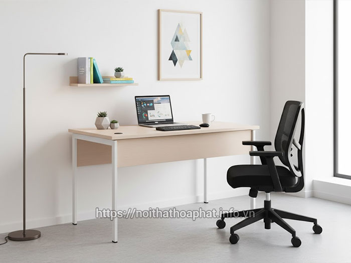 bàn làm việc chân sắt giá rẻ