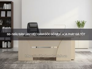 bàn làm việc giám đốc gỗ mdf