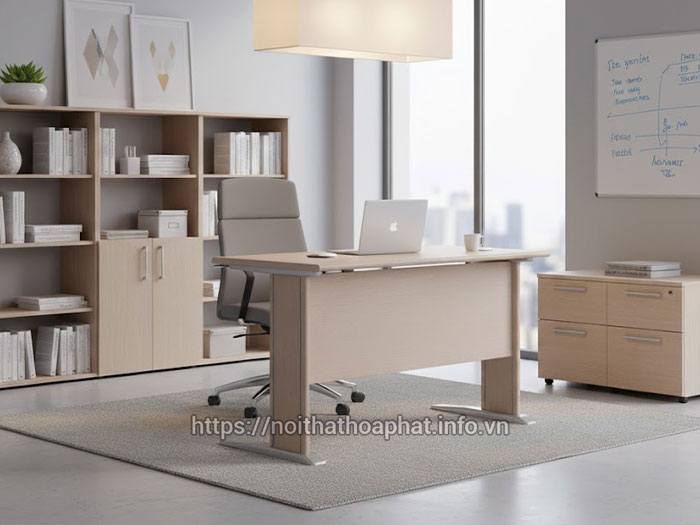 bàn làm việc hòa phát 1m