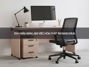 bàn làm việc hòa phát 1m