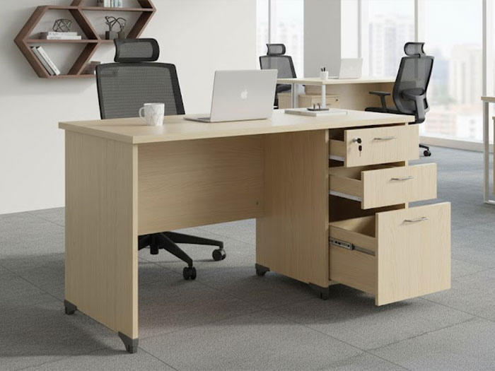 bàn làm việc liền hộc
