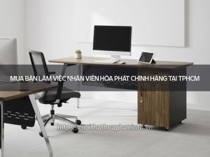 bàn làm việc nhân viên hòa phát