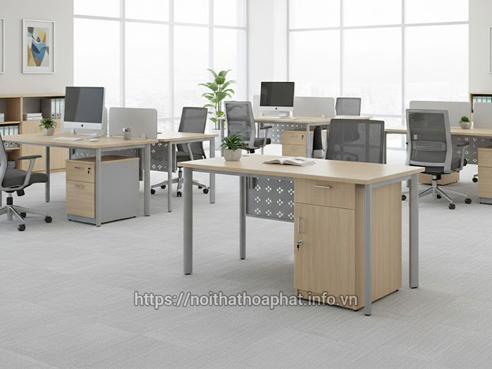 Bàn làm việc văn phòng có tủ