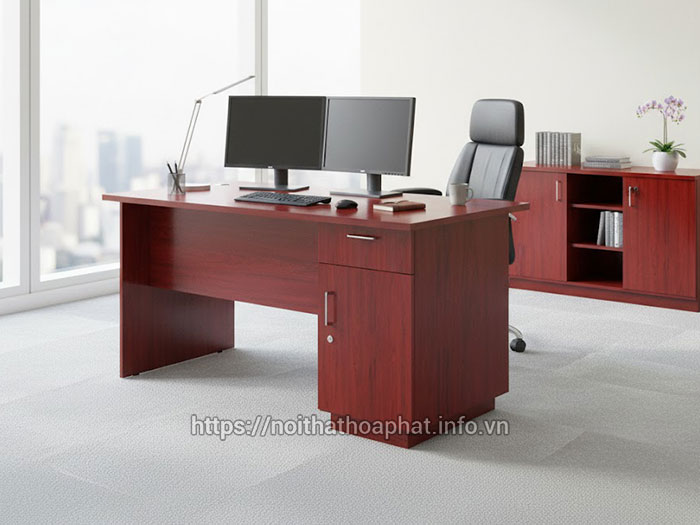 Bàn làm việc văn phòng có tủ