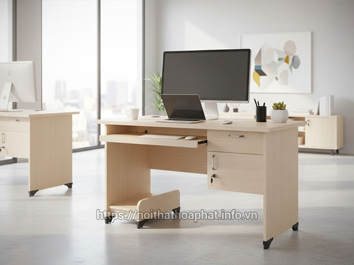 bàn vi tính gỗ MDF