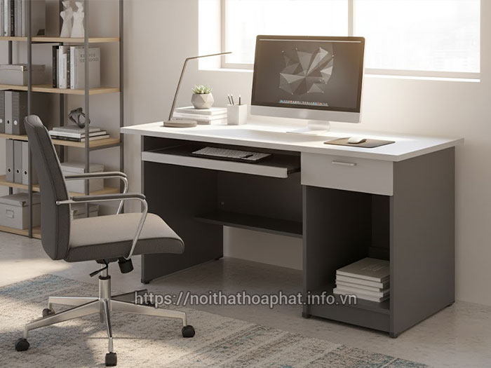 bàn vi tính gỗ MDF
