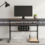 bàn vi tính khung sắt