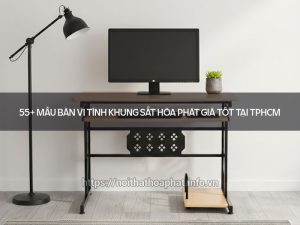 bàn vi tính khung sắt