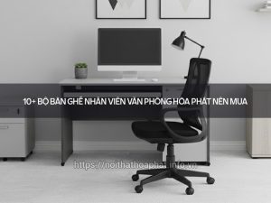 bộ bàn ghế nhân viên văn phòng