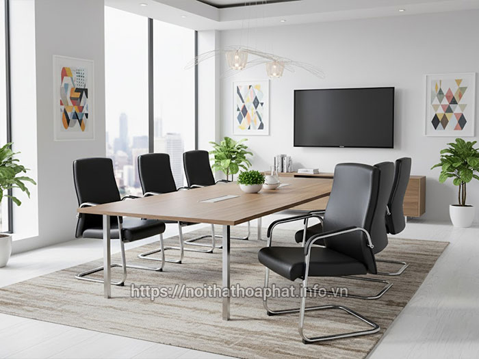 ghế da hòa phát chân quỳ