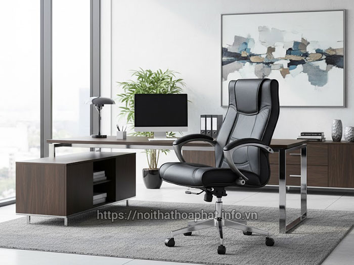 ghế giám đốc da PU