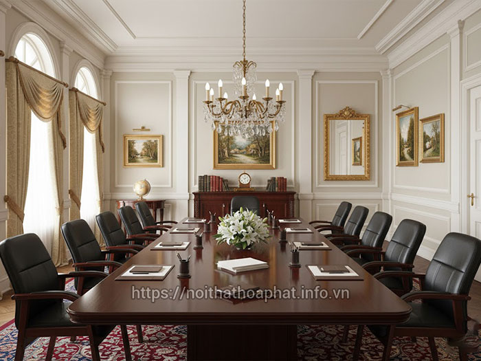 ghế họp tân cổ điển