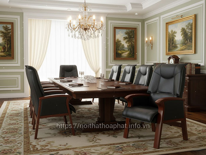 ghế họp tân cổ điển